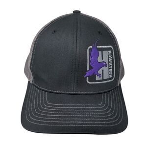 Hawktech Snapback Mesh Back Trucker Hat Black One Size Richardson